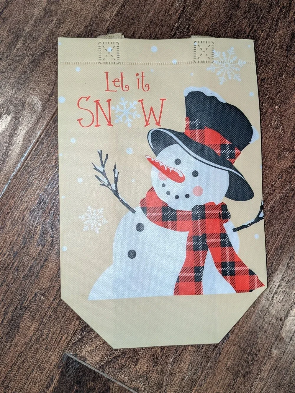 Bundle of Reusable Bags with Christmas Print